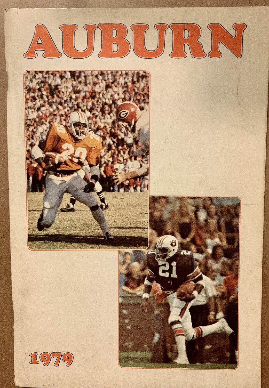 1979 Auburn Tigers Football Media Guide Joe Cribbs Doug Barfield