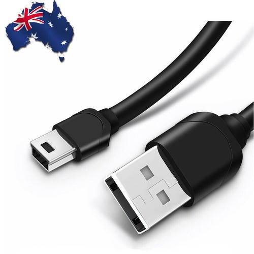USB 2.0 Type A Male to Type B Mini (5pin) Charge Data Sync Cable Lead Cord 2mete - Picture 6 of 6