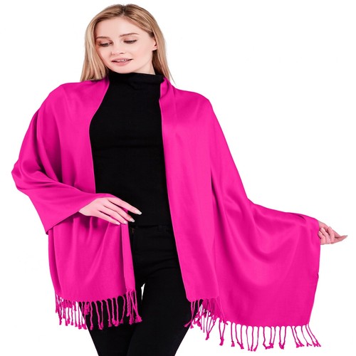Solid Color Design Shawl Scarf Wrap Stole Throw Shawls Pashmina CJ Apparel *NEW* - Picture 374 of 756