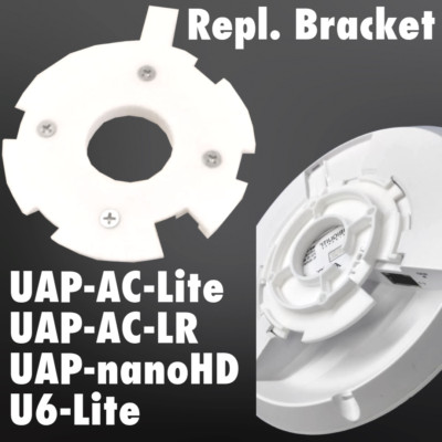 Unifi Ubiquiti Ersatz Montagehalterung Uap-Ac-Lr, Ac-Lite, Nanohd, U6-Lite