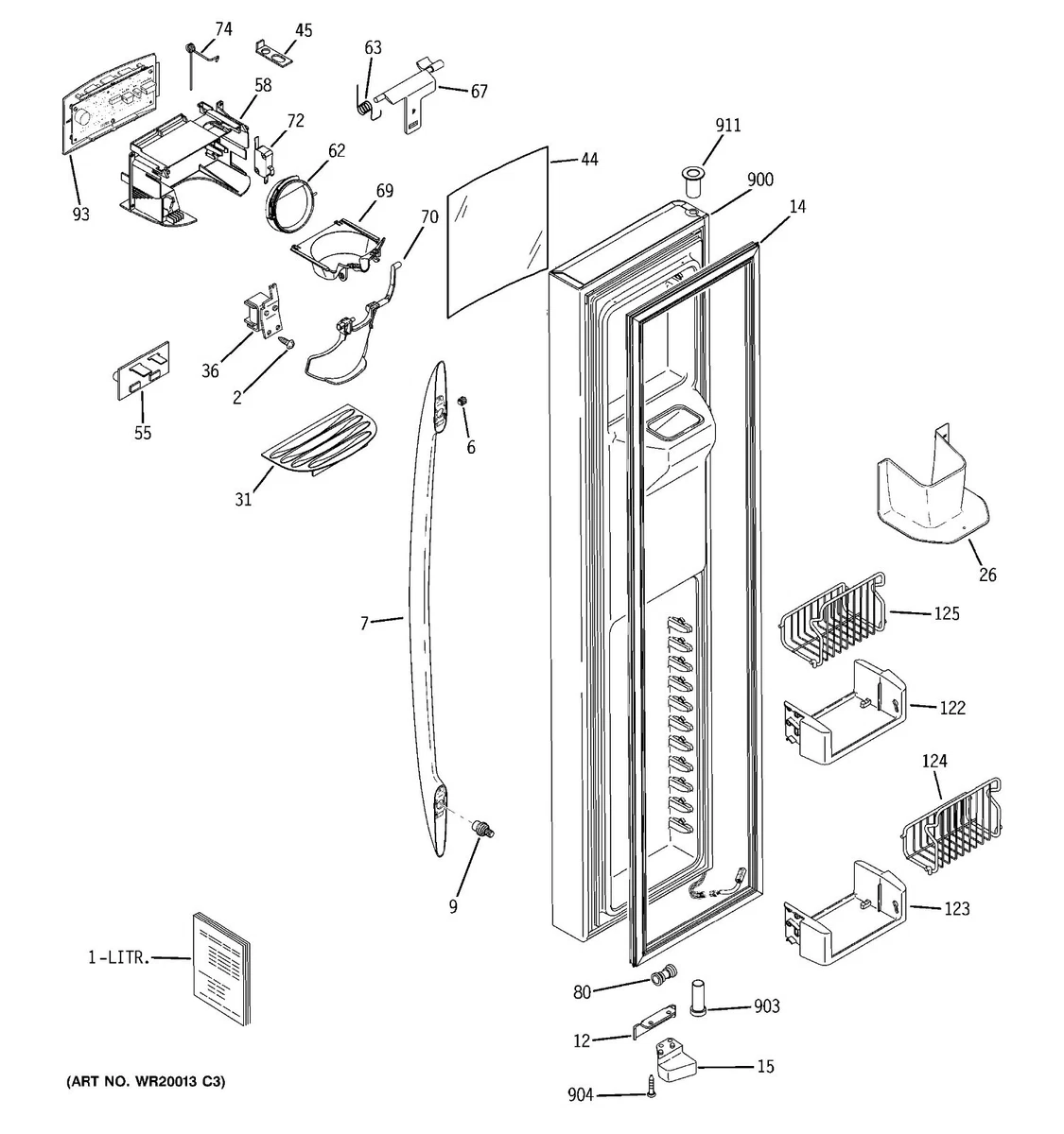 Ge Profile Refrigerator Parts