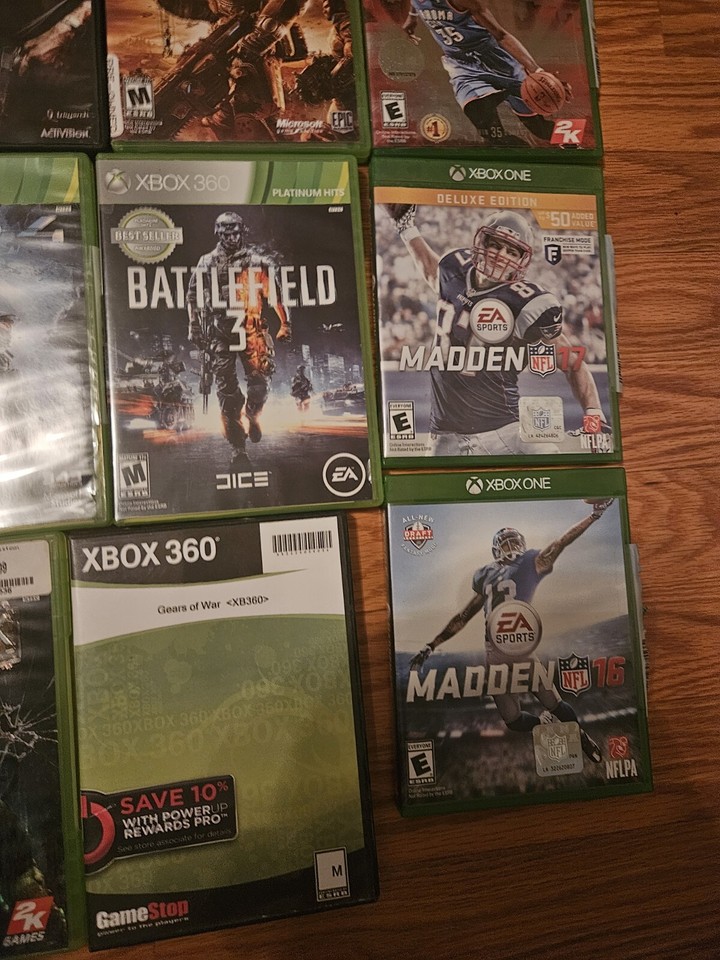 Xbox 360 Xbox One Game Lot Of 11 Some CIB Microsoft Halo eBay