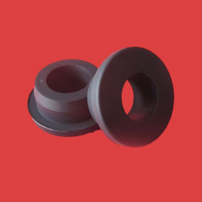 Silicone Rubber Plug Black Round Through Hole Coil Protect Sealing Ring 5mm-28mm