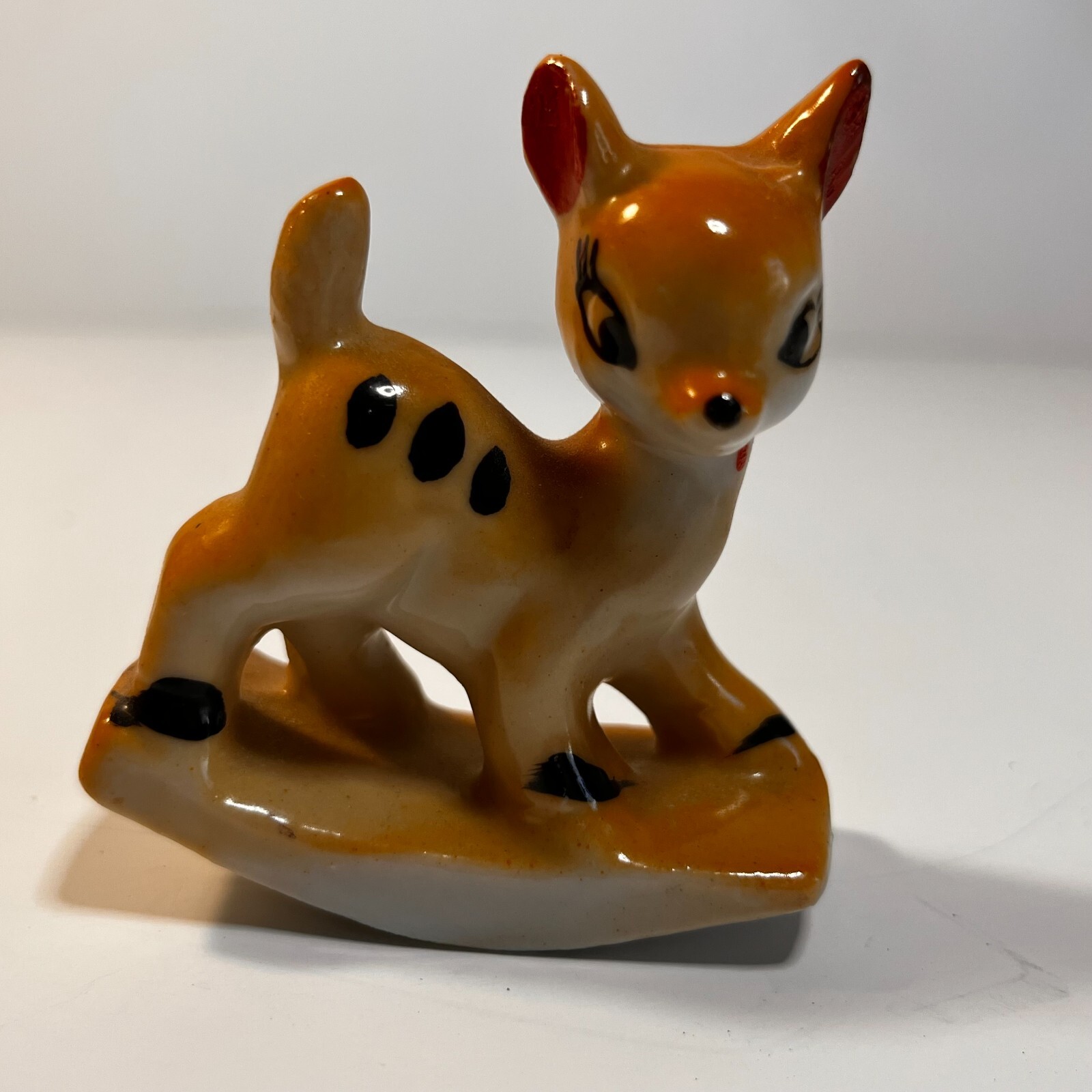 Baby Rocking Reindeer Deer Figurine 2 2/3