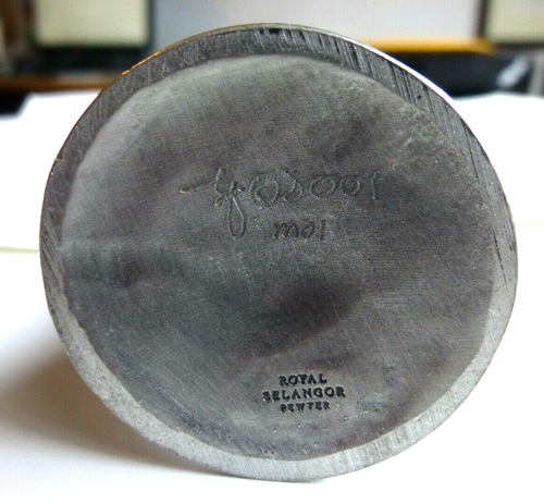 LORD OF THE RINGS ROYAL SELANGOR PEWTER SHOT GLASS CITY OF TIRION 2001 - Picture 7 of 7