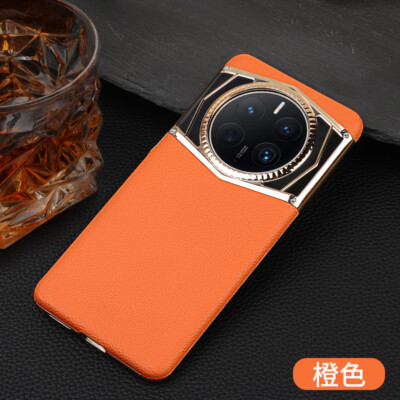 Genuine Crocodile Leather Plating Back case For Huawei Mate 60 50 40 Pro RS