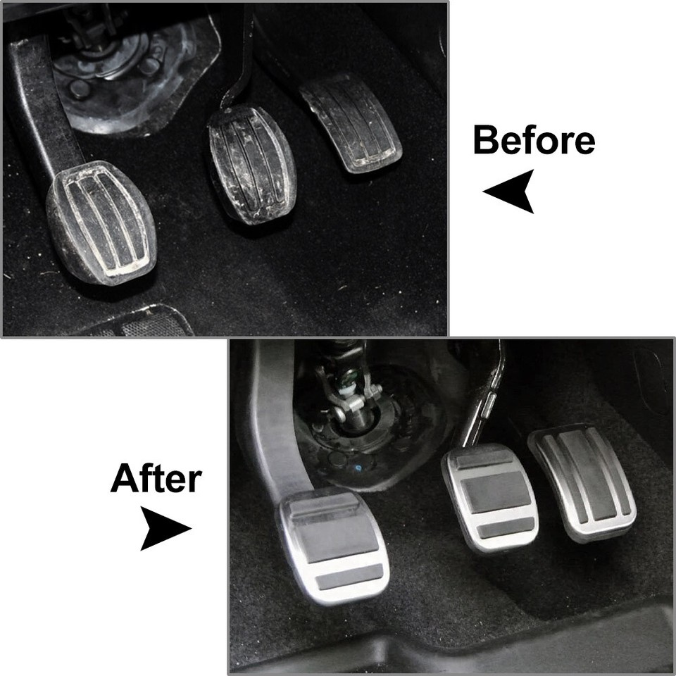 Car Clutch Brake Gas Pedals Cover For Peugeot 308 3008 408 4008 For