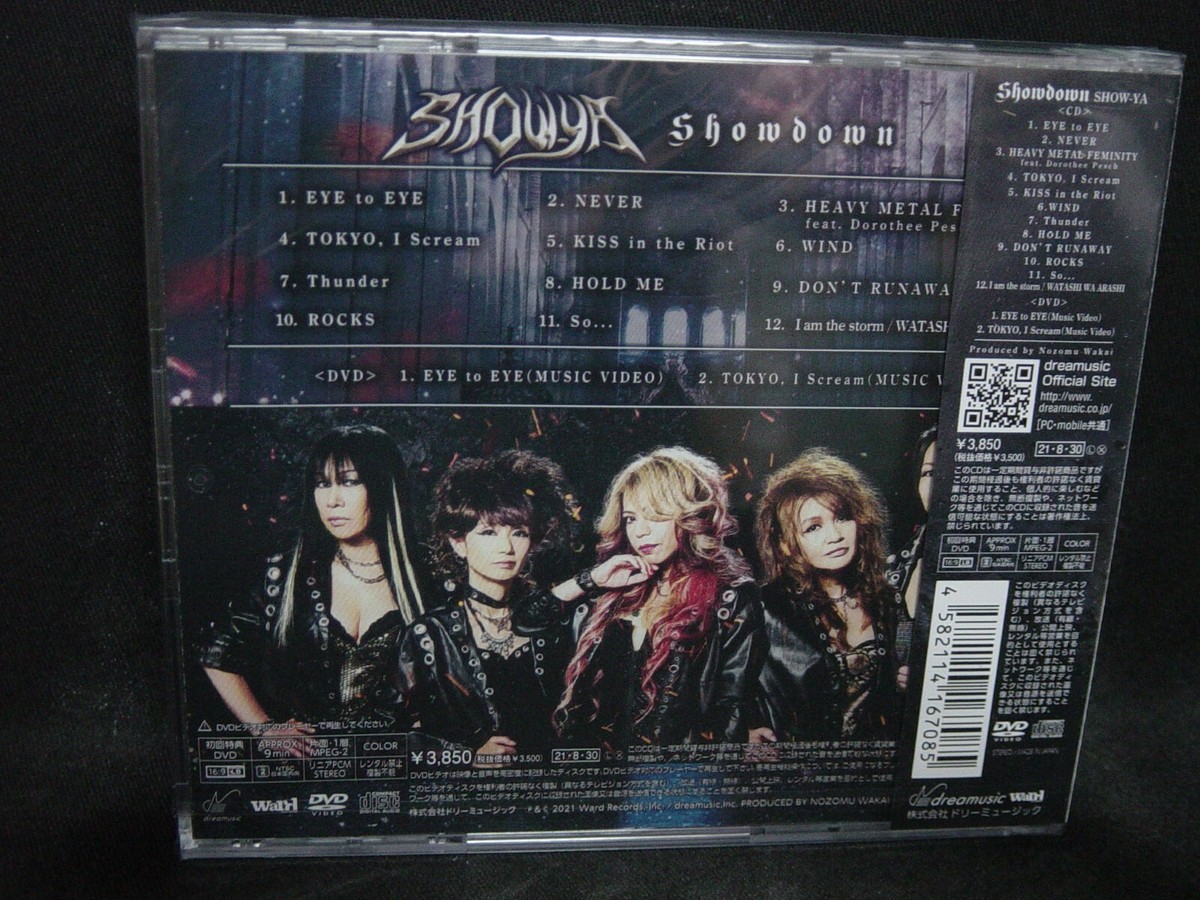 SHOW-YA Showdown JAPAN CD + DVD Keiko Terada Doro Pesch Female