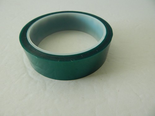 2" X 72 Yds 2 Mil Green Powder Coating High Temperature Masking Tape Green - Picture 2 of 2