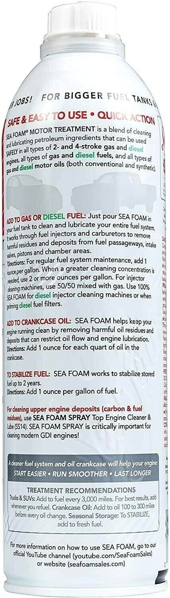 Sea Foam Additives ST20 Truck & SUV Motor Treatment 20 oz