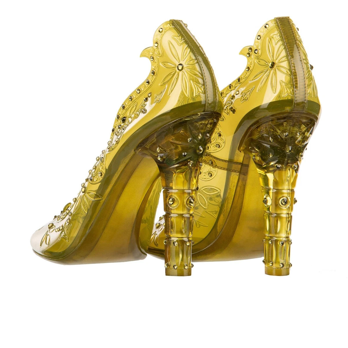 Dolce and gabbana store glass slipper pump