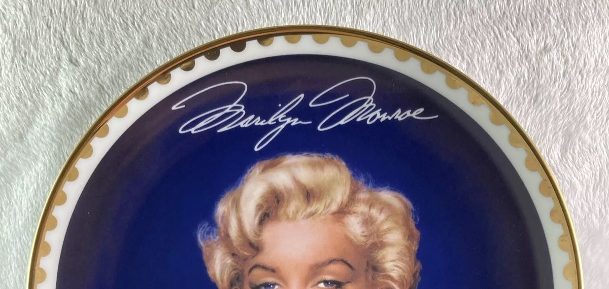 Plaque métal vintage MARILYN MONROE Plaque métal vintage MARILYN MONROE
