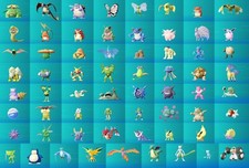 Choice of Level 50** Shiny 6IV Max 200 AV Evolved Pokemon Let's Go Pikachu Eevee