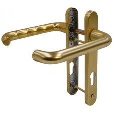 UPVC DOOR HANDLE  HOPPE  DDA  LONG OR SHORT BACKPLATE