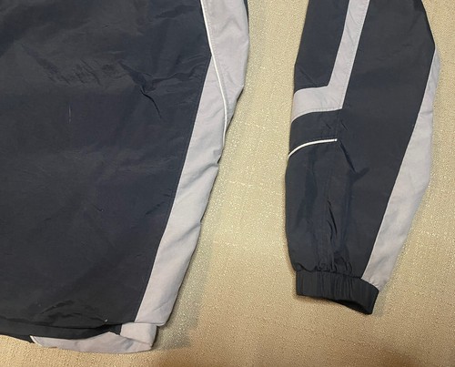 COLUMBIA Vintage Youth 18/20 Hooded Zip Up Jacket Waterproof Mesh Lined Black - Picture 9 of 11