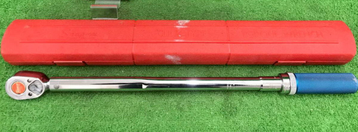 Snap on 1/2 Torque Wrench QJMR330B Blue with Case Used JP | eBay