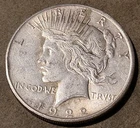 1922 Silver Peace Dollar San Francisco Mint