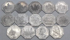 PRAGER: Nürnberg-Fürth, 20 Pfennig, Notgeld Straßenbahn, 14 Stk. [R47]#k