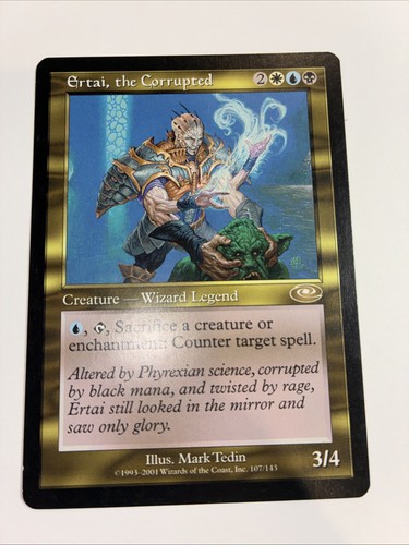 MTG NM Ertai the Corrupted Planeshift Free Shipping In The US With Tracking Card