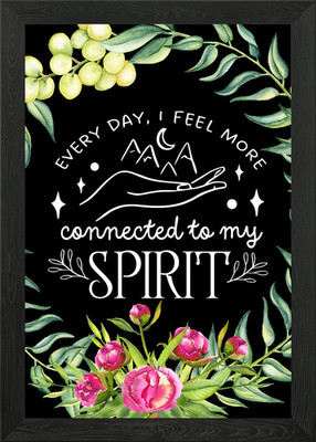 Connected to my spirit Gerahmtes Wandbild Poster Leinwanddruck Bild