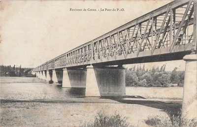 Environ de Cosne, le pont. 50080 