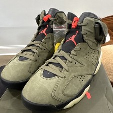 Jordan 6 Retro x Travis Scott Mid Olive for Sale Jordan 6 Retro x Travis Scott Mid Olive for Sale