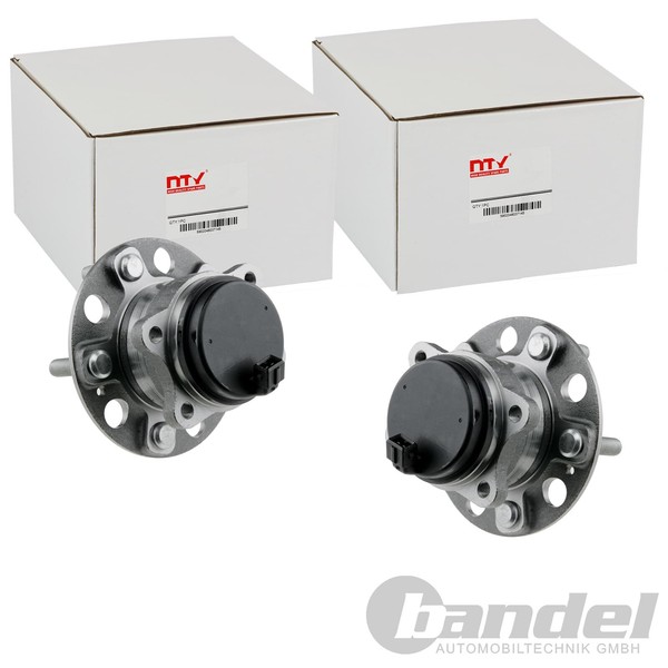 2X Nty Radlager Satz Hinten Beidseitig Passend FÜR Hyundai I30 IX35 Tucson Kia-image
