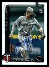 Ryan Fitzgerald Minnesota Twins IP Signed Autographed 2025 Topps Update #US308