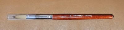 Kolinsky Sable Acrylic Nail Art Brush Round Red Wood Handle Professional size 18