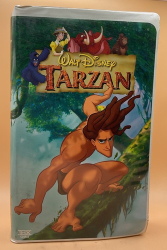 Tarzan VHS Disney Clamshell Acceptable-Worn Condition **Buy 2 Get 1 Free**