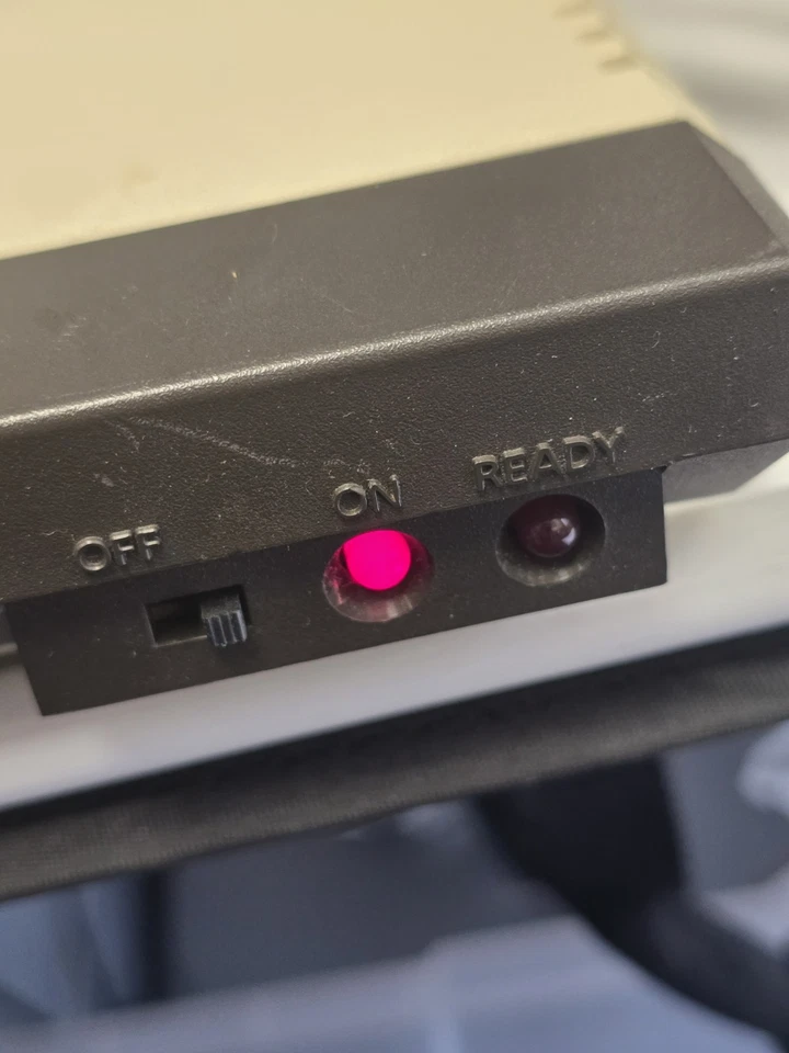 Vintage 80s ORIGINAL ATARI 1030 MODEM W/Trak Power Supply-Powers Up - READ - Image 2 of 4