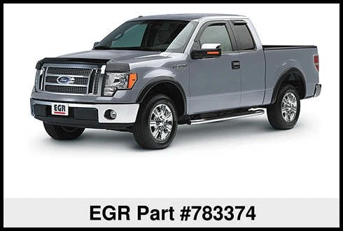 EGR 783374 OEM Look guardabarros llamaradas negro 09-14 Ford F150 Foto 4 de 4