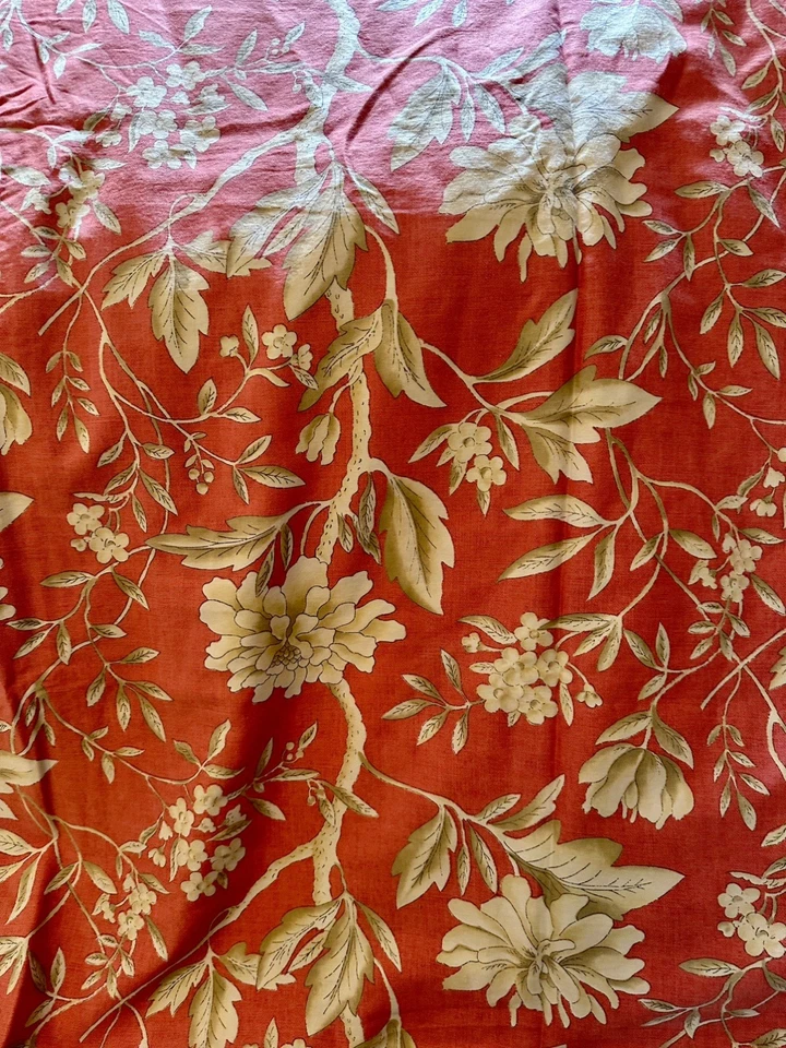 Raro Ralph Lauren Villa Camelia Floral FULL QUEEN EDREDÓN Casa Francesa ALGODÓN Foto 4 de 4