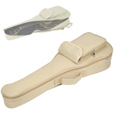 Ukulele Carry Bag Case Guitar Parts Musical Instrument Accessories Beige 24i NEW