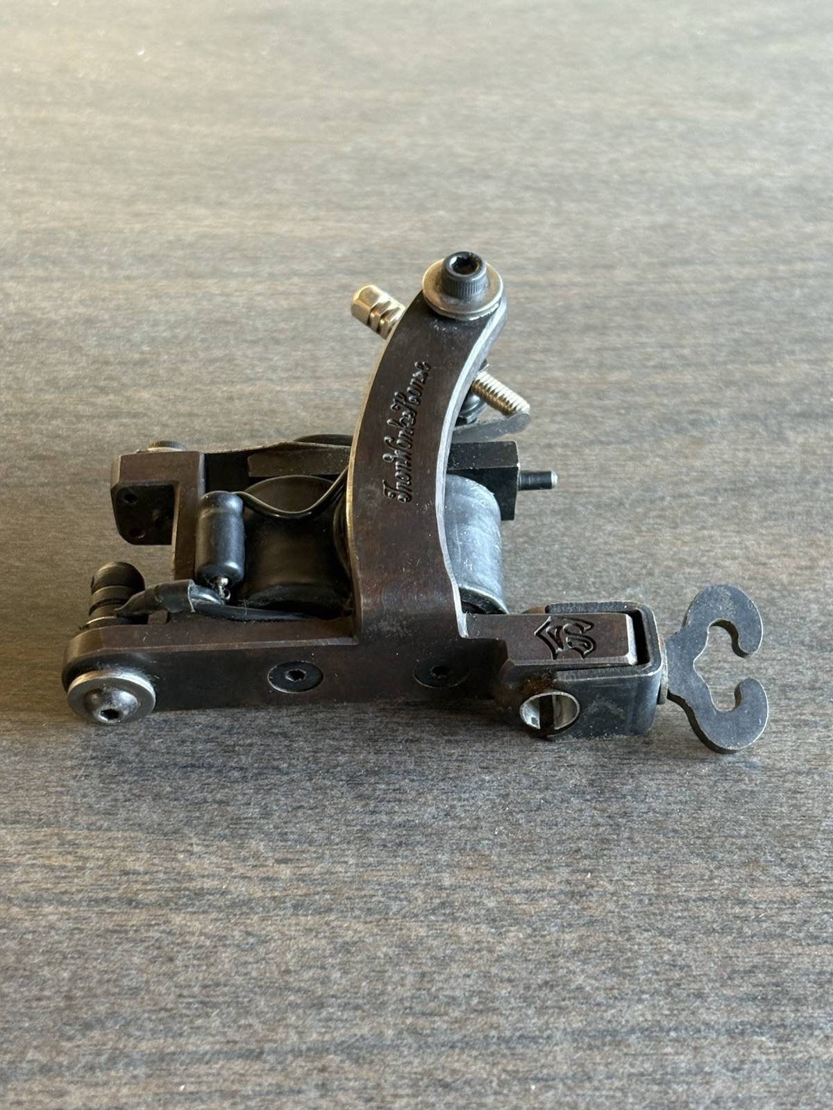 Iron Workhorse Tattoo Machine Custom Bulldog