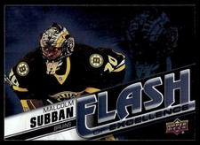 2015-16 Upper Deck Overtime Flash of Excellence Malcolm Subban Boston Bruins