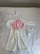 Bunny Rabbit Costume Easter Jumpsuit Unisex Costume Child 2-4T