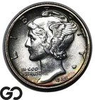 1924-S Mercury Dime Choice BU++ Full Split Bands, Better Date