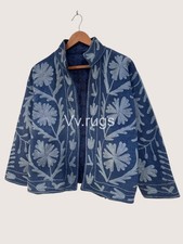 Hand Embroidery Jacket Uzbek Suzani Velvet Jacket Party Wear Coat Women's Wear