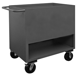 Durham 4SLT-3048-2K-95, 4 Sided Low Deck Stock Truck, 48''x30''x41.25'', 2K lb Cap.