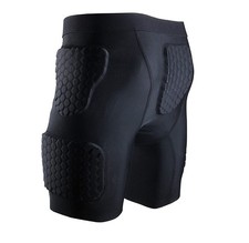 Men s Padded Shorts Compression Protective Underwear Hip Butt Pad Short for B...
