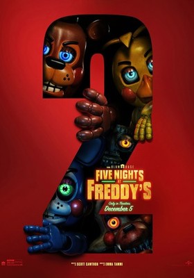 Five Nights at Freddy's 2 (2025) fnaf Filmplakat Poster #740