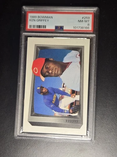 1989 Bowman Ken Griffey #259 PSA 8 NICE CARD!!!