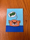 ACEO Original Art Whimsical Woodland Otter #18/20 by Cherene — photo 2