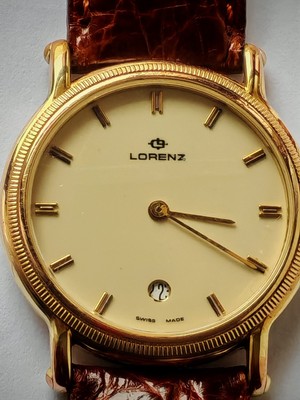 VINTAGE LORENZ WATCH REF, 13380 QUARTZ UNISEX 35MM WORKING PERFECTLY