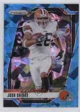 2024 Panini Prizm Blue Ice Prizm 19/99 Josh Cribbs #72 0us8
