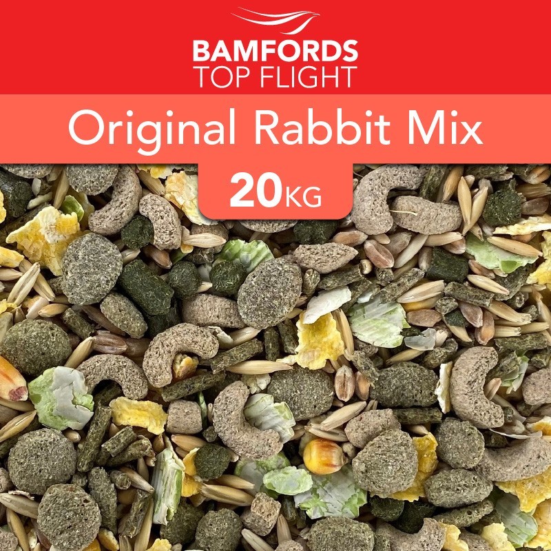Bamfords Rabbit Mix 20kg Original Nutritious Balanced Food Pellets