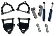 Mustang 2 II Tubular Control Arms Air Bag Suspension Kit w/ Shocks & Mounts