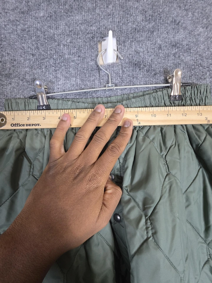 Pantalones forradores vintage USAF CWU-9/P para hombre grandes verdes salvia acolchados aislados de vuelo Foto 2 de 4