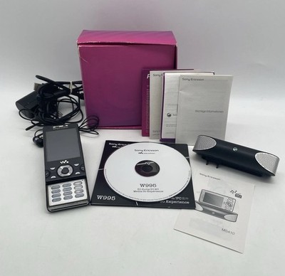 Sony Ericsson  Walkman W995 - MS410 - Inlay - OVP - Schwarz - Ungeprüft
